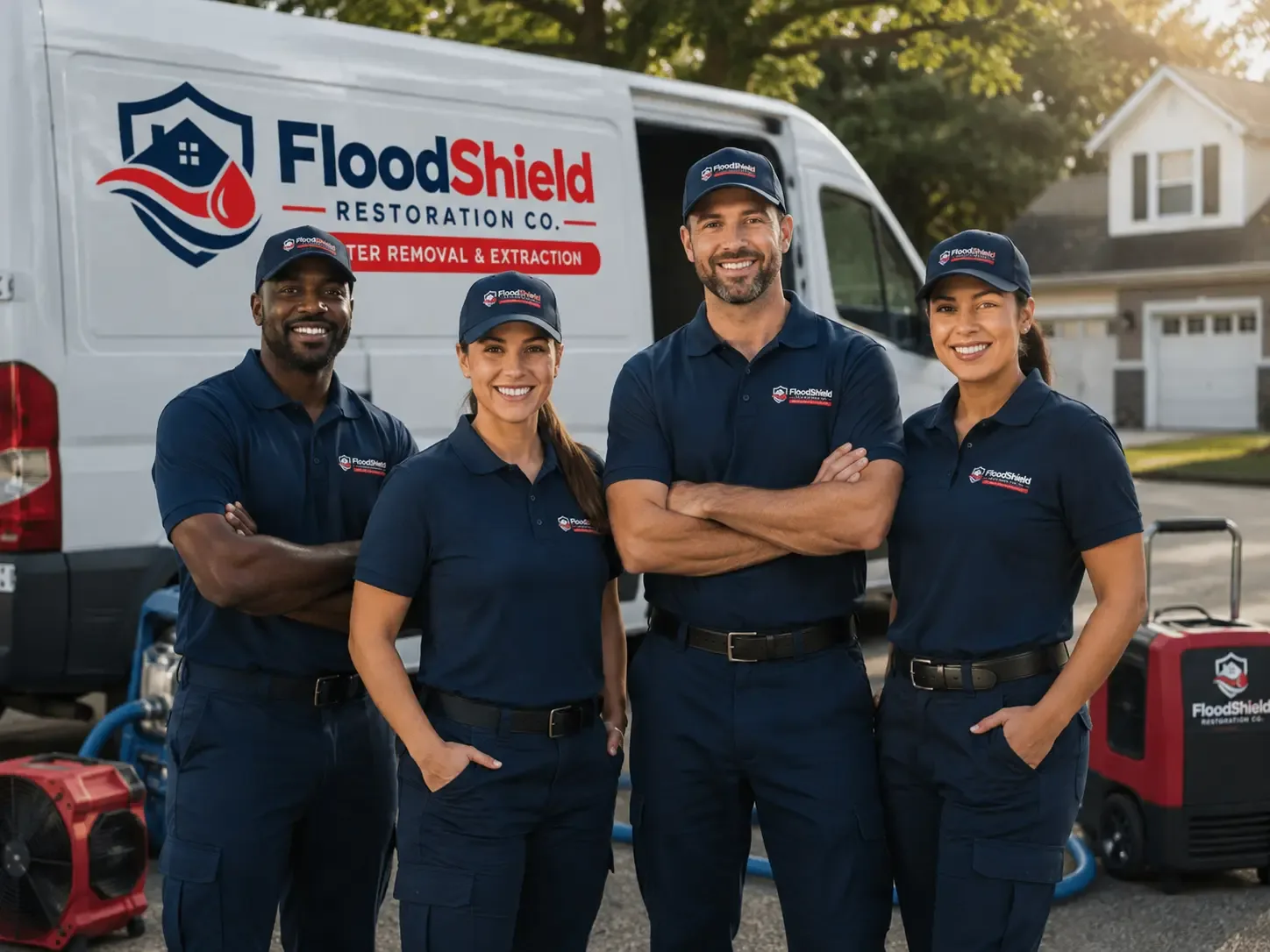 Flood Damage Restoration company in Fredericksburg, IN